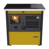 Fogão a Lenha N.1 Le Corbusier, amarelo