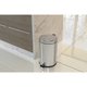 Lixeira inox 20 litros com pedal e balde interno Tramontina 94538120