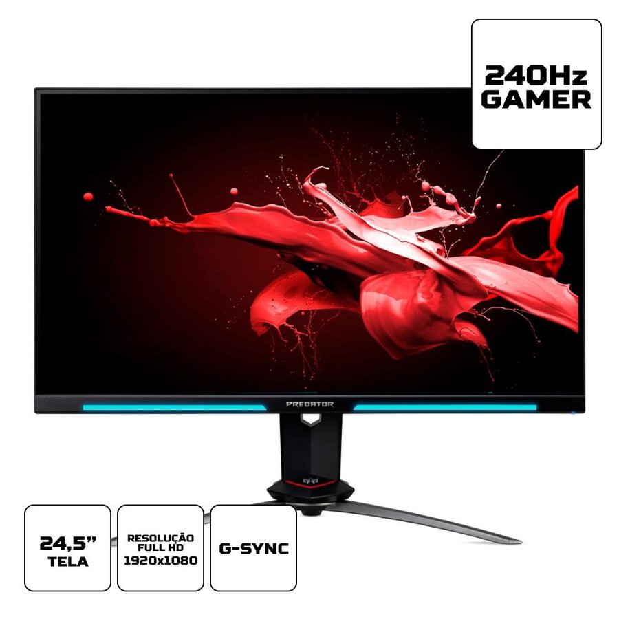 Monitor Gamer Acer Predator Xb253q Gx 24 5 Full Hd 240hz 0 5ms Ips G