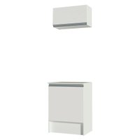 Kit Área de Serviço Madesa Topazio 60 cm com Armário e Balcão