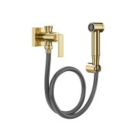Ducha Higiênica Docol DocolStillo 823743 com Flexível de 1,20m Ouro Polido
