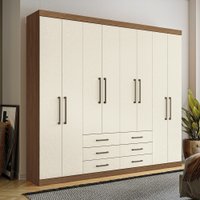Guarda Roupa Casal Master 8 Portas 6 Gavetas Santos Andirá