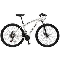 Bicicleta Esportiva Aro 29 Shimano 21 Marcha Suspensão Freio a Disco 531 Quadro 18 Alumínio Branco - Colli Bike