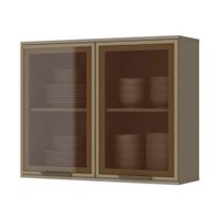 Armário Henn 2 Portas Vidro 80 cm C55-23 - Duna