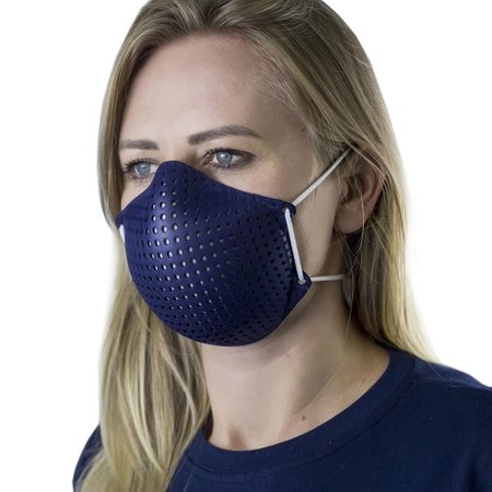 Máscara de Proteção Semifacial Gallant 20 Unidades Azul MFG-3000