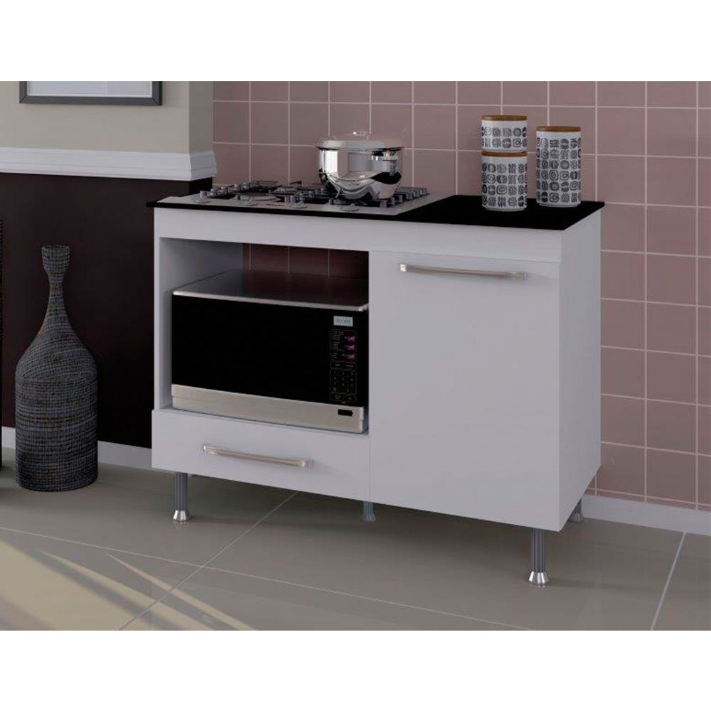 Balcão para Cooktop 105cm Indekes 6086491 Branco