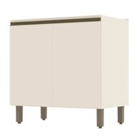 Balcão para Cozinha 2 Portas Henn 80 cm - Duna/Cristal