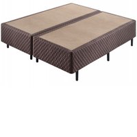Base Box Ecoflex King Size Casal Eco 79x198x25 cm - Cinza