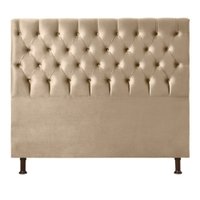 Cabeceira Cristal 195 cm Para Cama Box JS Móveis - Korino Cafe