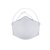 Máscara de Proteção Semifacial Gallant c/ Clipe 20 Unidades Branca