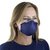 Mascara de Proteção Semifacial Gallant c/ Clipe Azul 20 Unidades MFG-3001