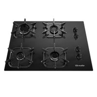 Cooktop Mueller 4 Bocas com Queimador Ultra Chama