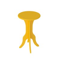 Mesa de Apoio Kin Artely - Amarelo