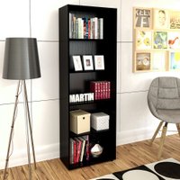 Estante Para Livros Multy Preto - Artely