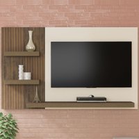 Painel Para Tv Até 50 Polegadas Chess Pinho Ripado/off White - Artely