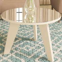 Mesa De Centro Espanha Off White - Artely