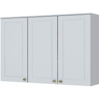 Armário Aéreo 03 Portas 1200mm Americana Henn - Branco HP