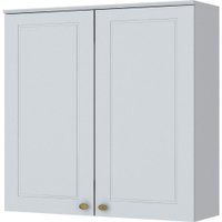 Armário Aéreo Henn 2 Portas 80cm MDF Americanas - Branco HP