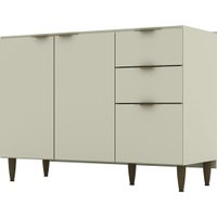 Balcão Henn 2 Portas 3 Gavetas 120cm Essência C558 - Areia