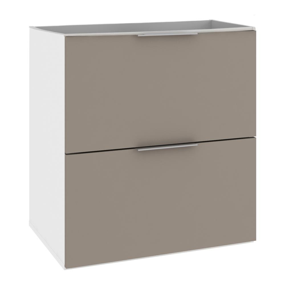 Gabinete Para Banheiro Sem Tampo Pietra 60cm Bosi Branco Gianduia Brilho Colombo