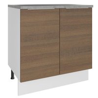 Balcão Madesa Stella 80 cm 2 Portas
