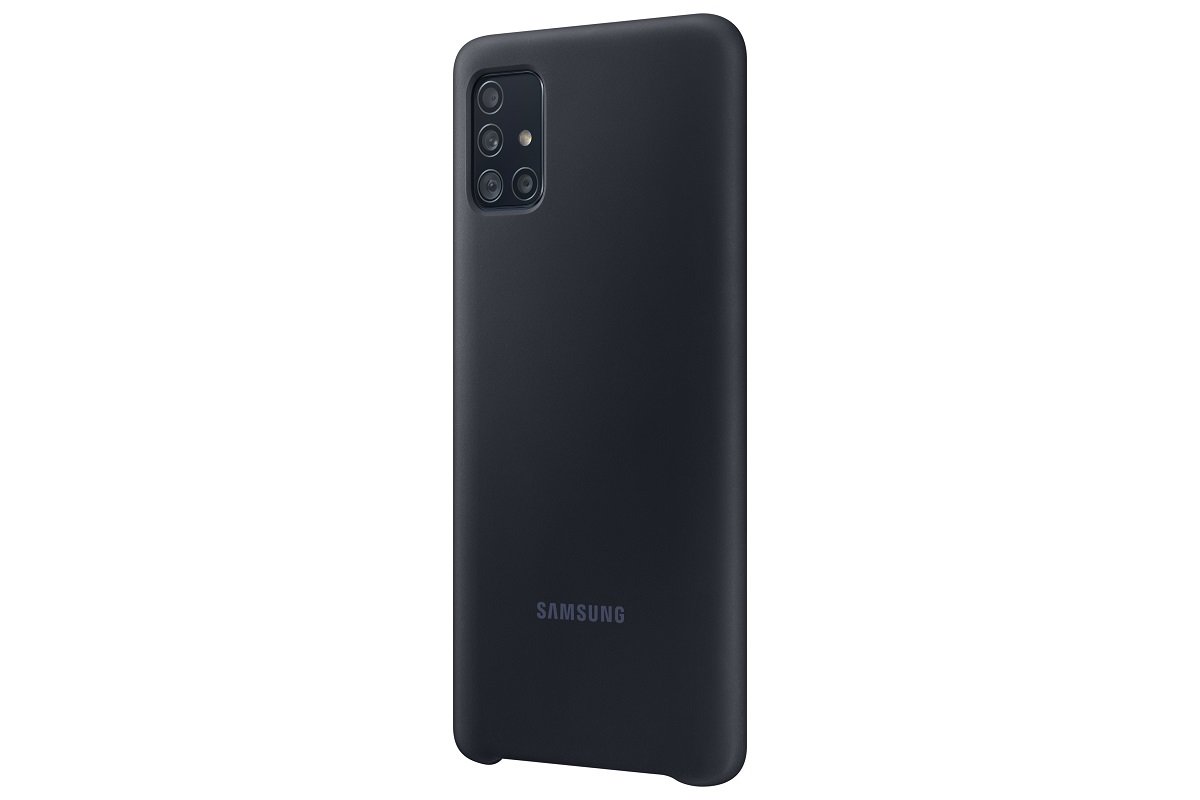 Capa Protetora De Silicone Galaxy A51 Original Samsung Preta