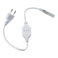 Conector Plug Tomada Fonte Bivolt P/ Fita Led 5050 Mangueira
