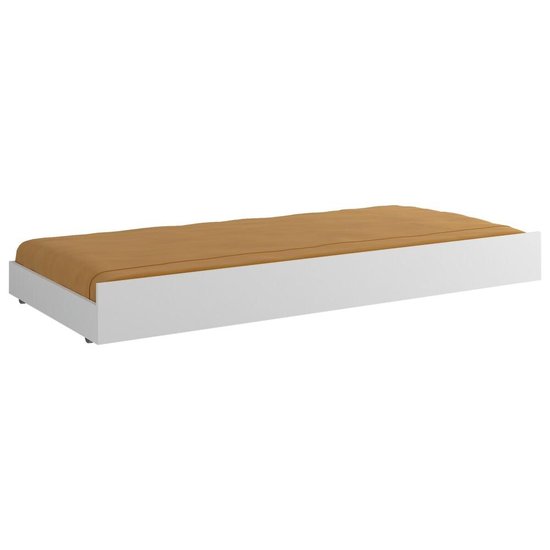 Cama Auxiliar Multimóveis para colchão 190 cm x 80 cm Branca REF.354.010