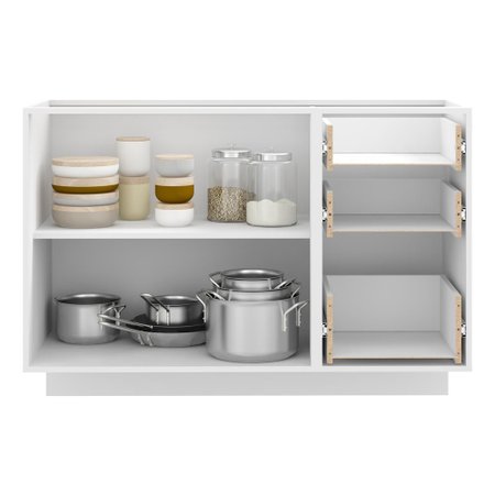 Conjunto Multiuso Com Armario Para Espaco Gourmet Suspenso 100 Mdf Multimoveis Branco Sem Tampo Colombo