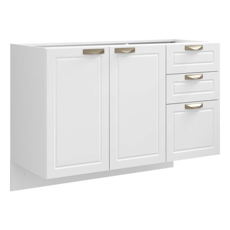 Conjunto Multiuso Com Armario Para Espaco Gourmet Suspenso 100 Mdf Multimoveis Branco Sem Tampo Colombo