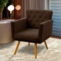 Poltrona Sofia JS Móveis 1053 - Choco Bardi
