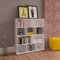 Rack Book 10 Nichos Artely Móveis - Branco
