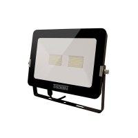 Refletor Taschibra TR Led 50 Slim 50W Preto 6500K Luz Branca Bivolt