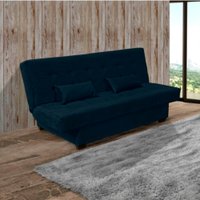 Sofá Cama Matriz 186 cm Laila 257 - Azul