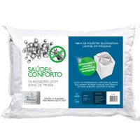 Travesseiro Fibrasca Saúde Conforto 50X70 - Branco