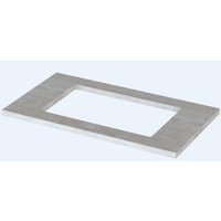 Tampo para Balcão 80cm Cooktop Americana Estrutura em MDF 15mm Henn - Calcare