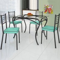 Mesa De Jantar 4 Lugares Lion Juliana Preto - Art Panta