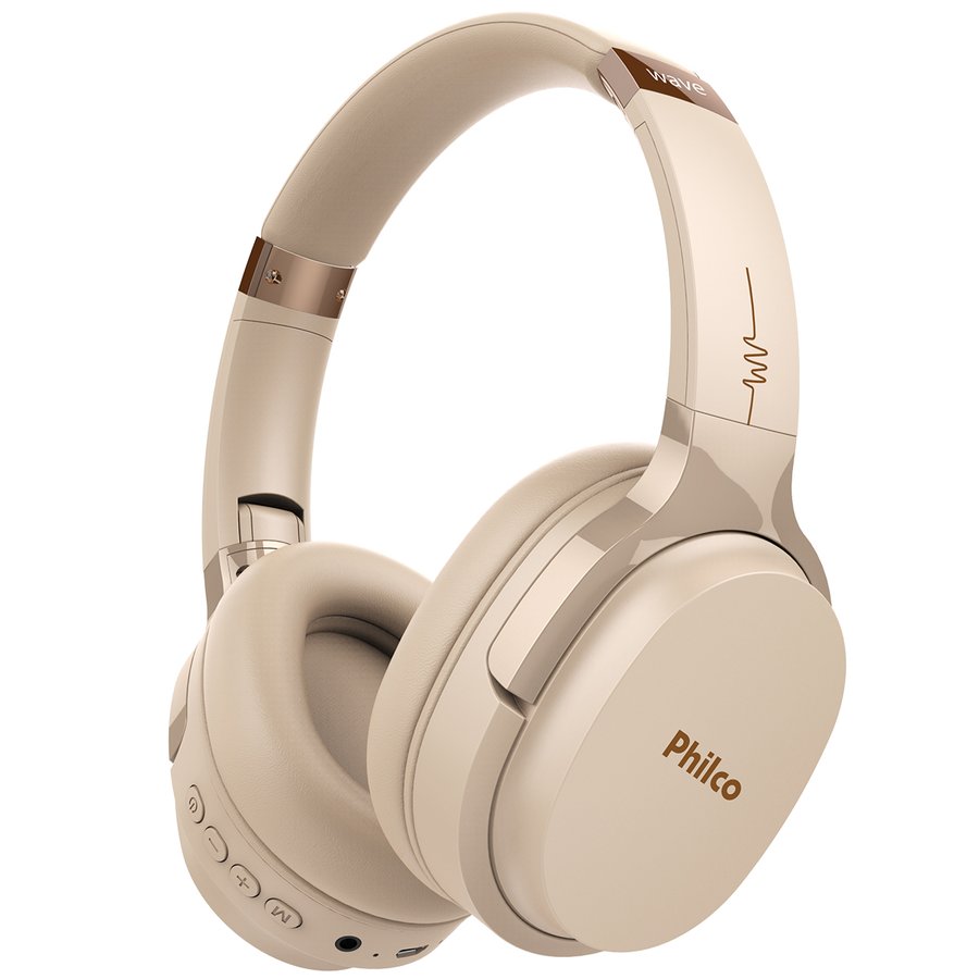 Headphone Bluetooth Philco PFO01BTG Wave Bege Colombo