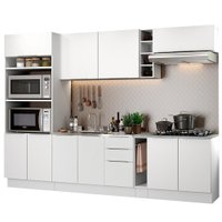 Cozinha Completa Madesa Stella 290001 com Armário e Balcão