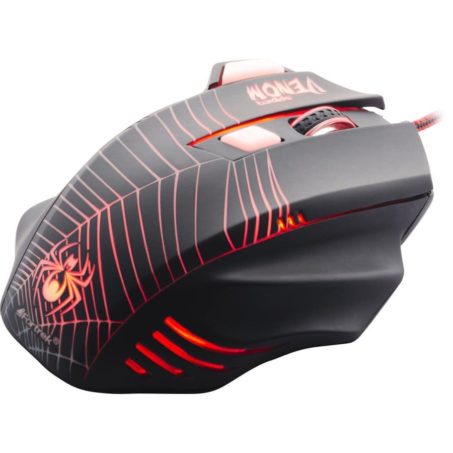 Mouse Gamer Fortrek Spider Venom OM 704 2000 Dpi Led Vermelho Colombo