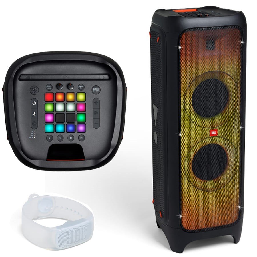 Caixa Amplificada JBL PartyBox 1000 Bluetooth USB Dj Pad Luzes em Led