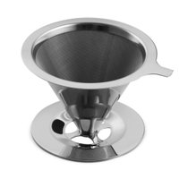 Filtro reutilizavel para cafe em inox 13,5 x 8,5 cm