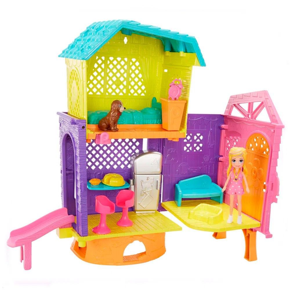 Polly Pocket Club House Espaços Secretos da Polly Mattel