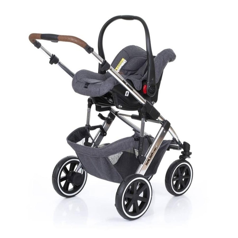 Carrinho de Bebê Travel System ABC Design Salsa 3 Asphalt Diamond com