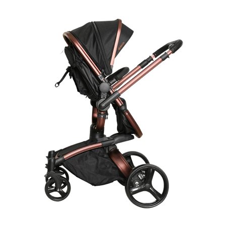 Carrinho De Bebe Travel System Dzieco Vulkan Preto Bebe Conforto Cocoon Base