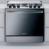 Fogão Brastemp 5 Bocas De Embutir Cor Inox Com Turbo Chama E Touch Timer - BYS5PCR