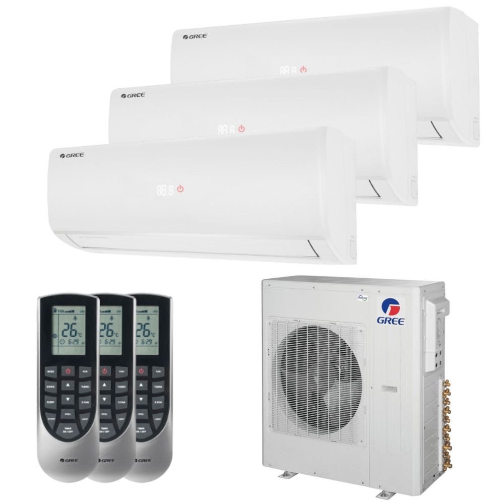 Ar Condicionado Multi Split Tri Inverter Gree 36000 Btus 3x12000 Qf 220v Colombo 4020