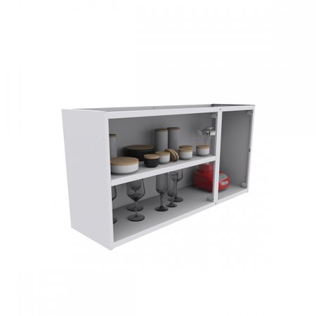 Armario De Cozinha Aereo Colormaq Roma 3 Portas 52 5x105cm Em Aco Colombo