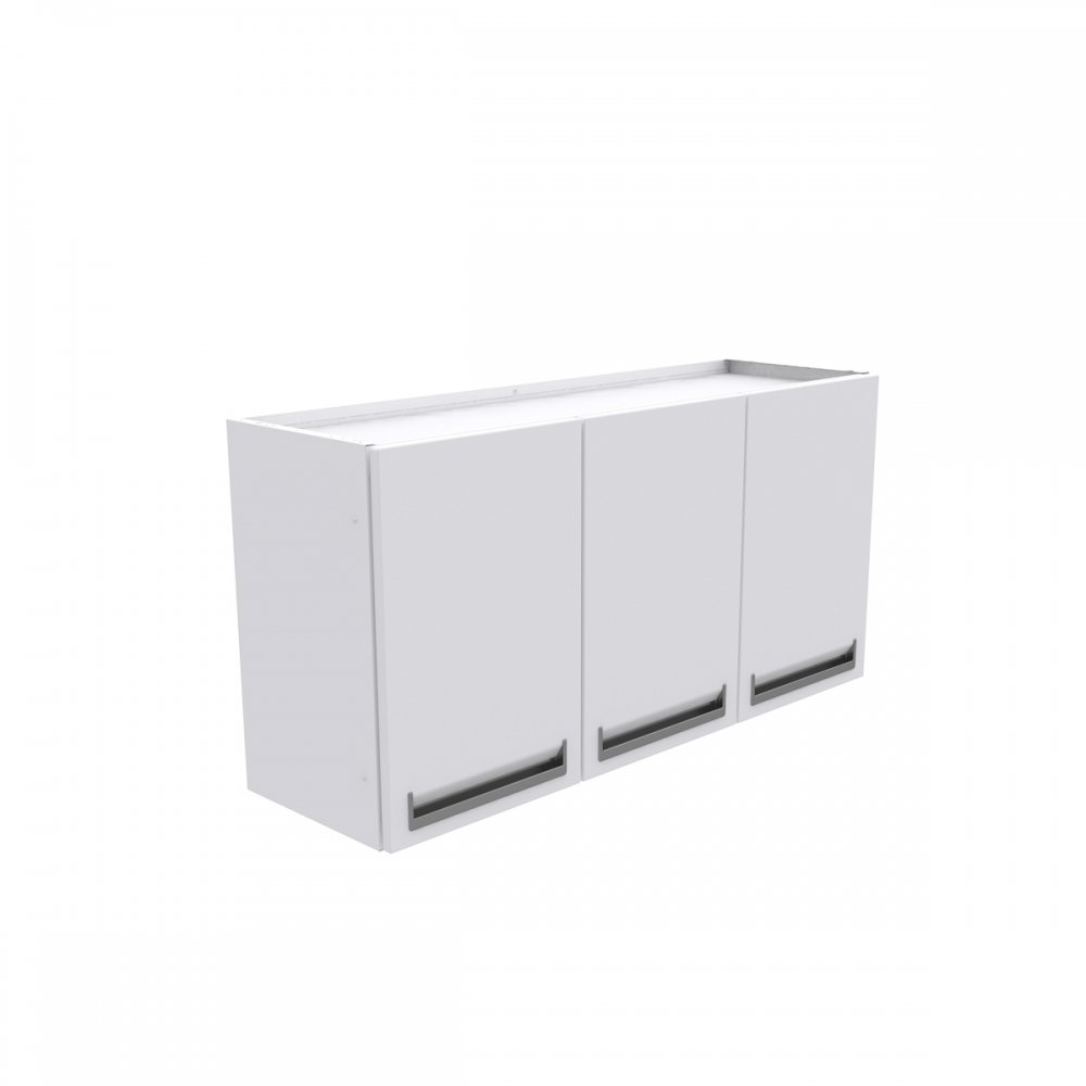 Armario De Cozinha Aereo Colormaq Roma 3 Portas 52 5x105cm Em Aco Colombo