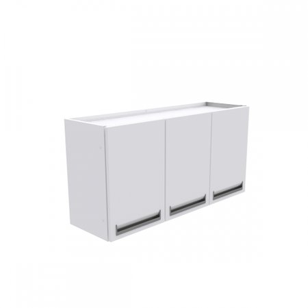 Armario De Cozinha Aereo Colormaq Roma 3 Portas 52 5x105cm Em Aco Colombo